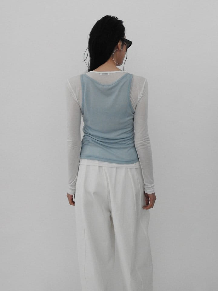 Black Fuchsia - Korean Women Fashion - #pursuepretty - Tavi Sleeveless Tee - 8