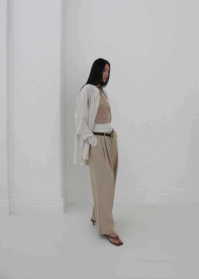 Black Fuchsia - Korean Women Fashion - #thelittlethings - ST Color Banding Pants - 3