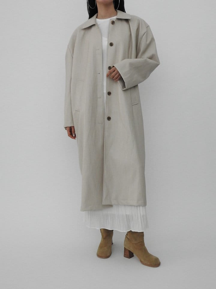 Black Fuchsia - Korean Women Fashion - #womensfashion - L Puff Long Coat - 5