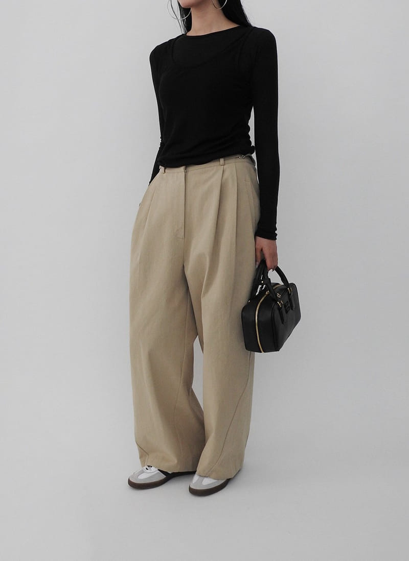 Black Fuchsia - Korean Women Fashion - #womensfashion - Layered See Through Tee - 6