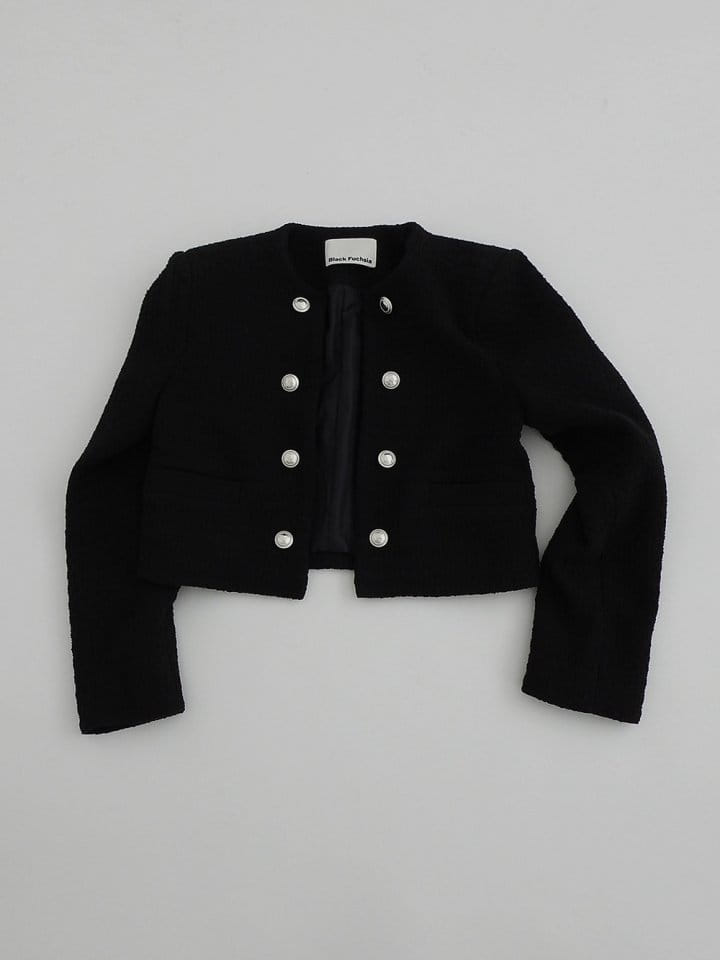 Black Fuchsia - Korean Women Fashion - #womensfashion - Double Tweed Jacket - 9