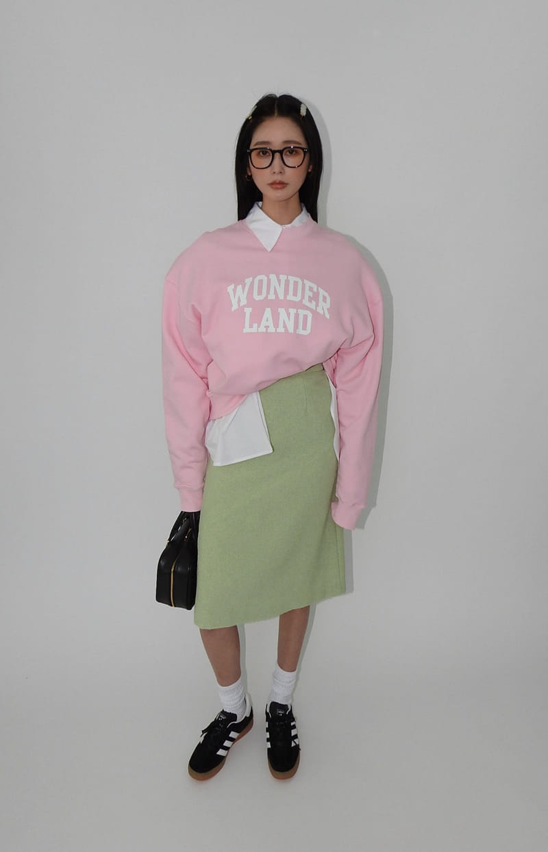 Black Fuchsia - Korean Women Fashion - #womensfashion - Summer Word Skirt - 10