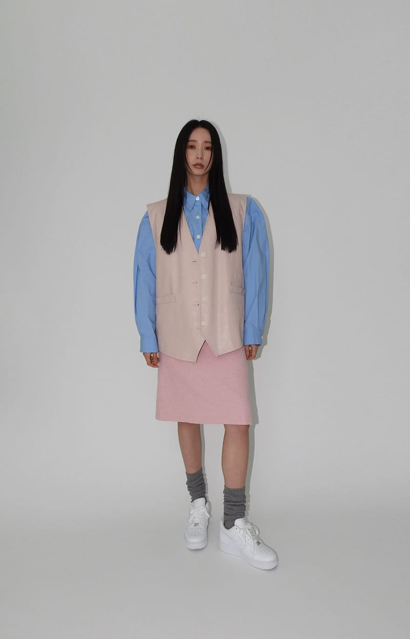 Black Fuchsia - Korean Women Fashion - #womensfashion - Summer Word Skirt - 2