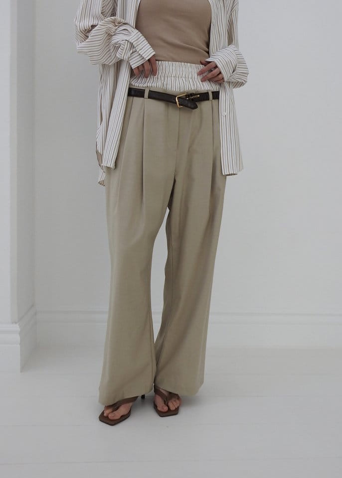 Black Fuchsia - Korean Women Fashion - #womensfashion - ST Color Banding Pants - 5