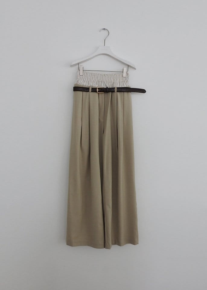 Black Fuchsia - Korean Women Fashion - #womensfashion - ST Color Banding Pants - 7