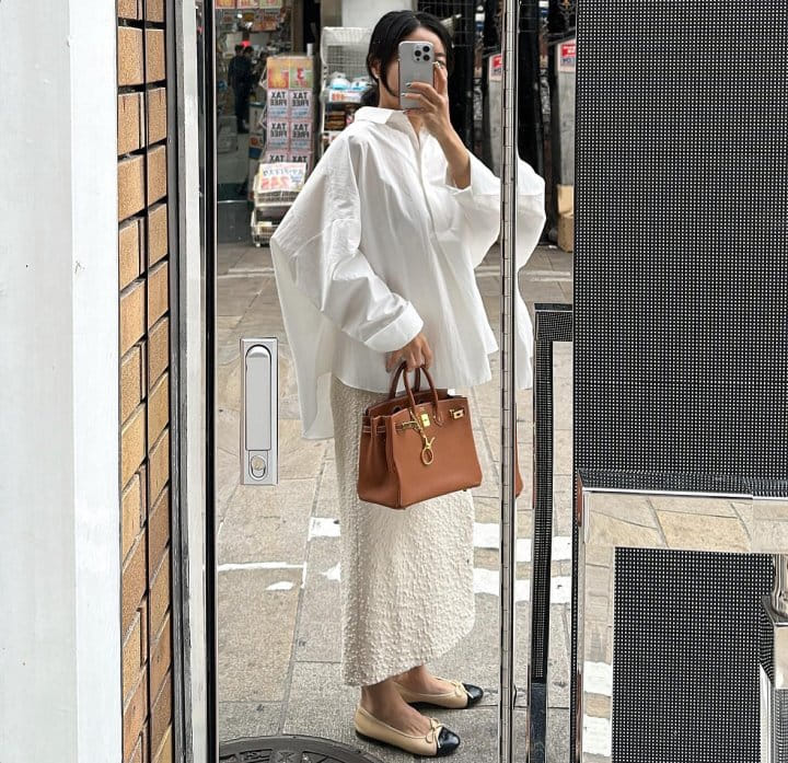 Bloom - Korean Women Fashion - #momslook - Moco Unbalance Shirt