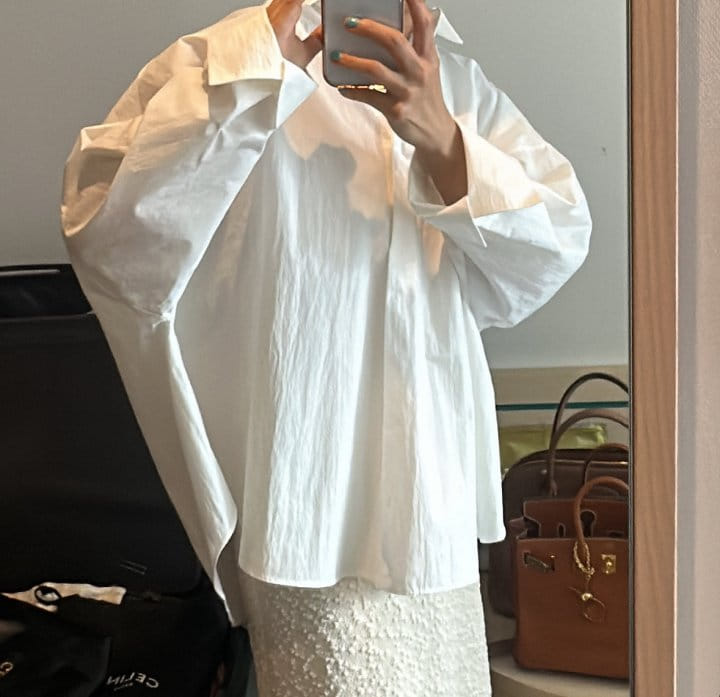 Bloom - Korean Women Fashion - #momslook - Moco Unbalance Shirt - 2