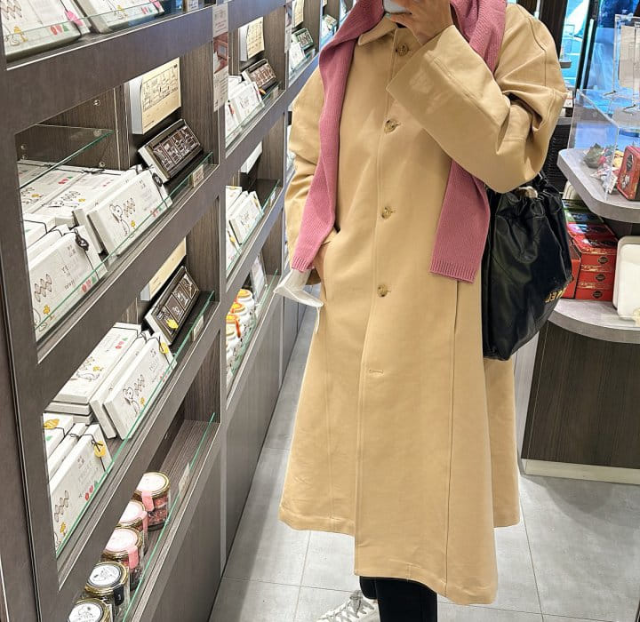 Bloom - Korean Women Fashion - #momslook - Round Collar Trench Coat - 11