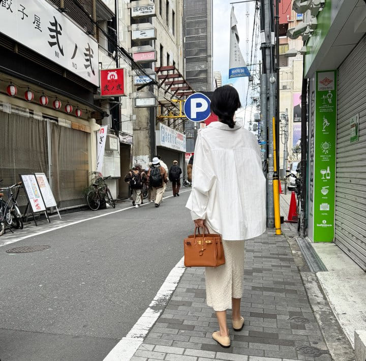 Bloom - Korean Women Fashion - #pursuepretty - Moco Unbalance Shirt - 6
