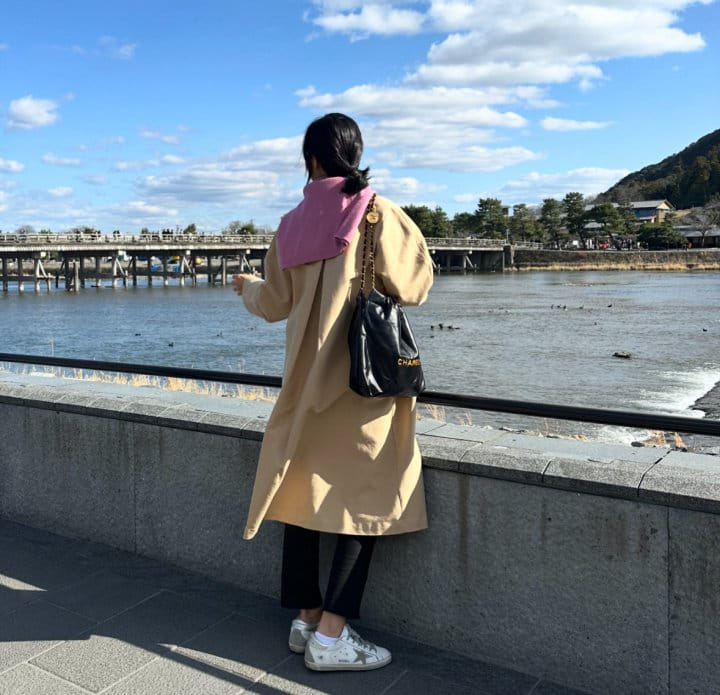 Bloom - Korean Women Fashion - #shopsmall - Round Collar Trench Coat - 8