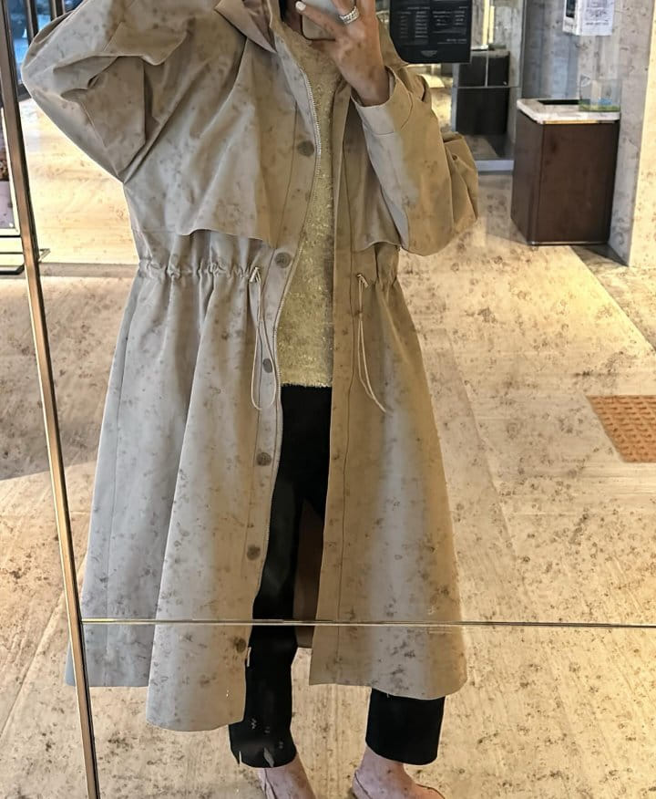 Bloom - Korean Women Fashion - #shopsmall - Hoody String Safari Coat - 7