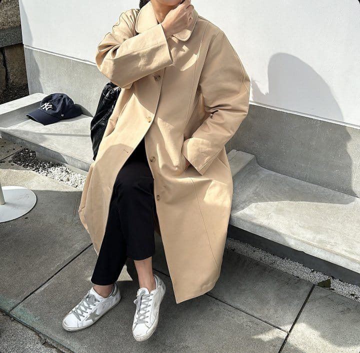 Bloom - Korean Women Fashion - #thatsdarling - Round Collar Trench Coat - 9