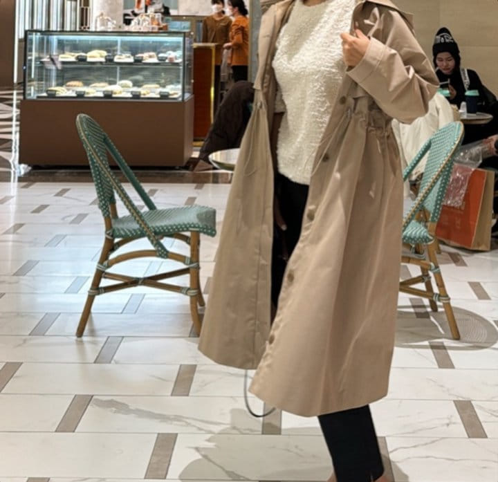 Bloom - Korean Women Fashion - #thelittlethings - Hoody String Safari Coat - 9