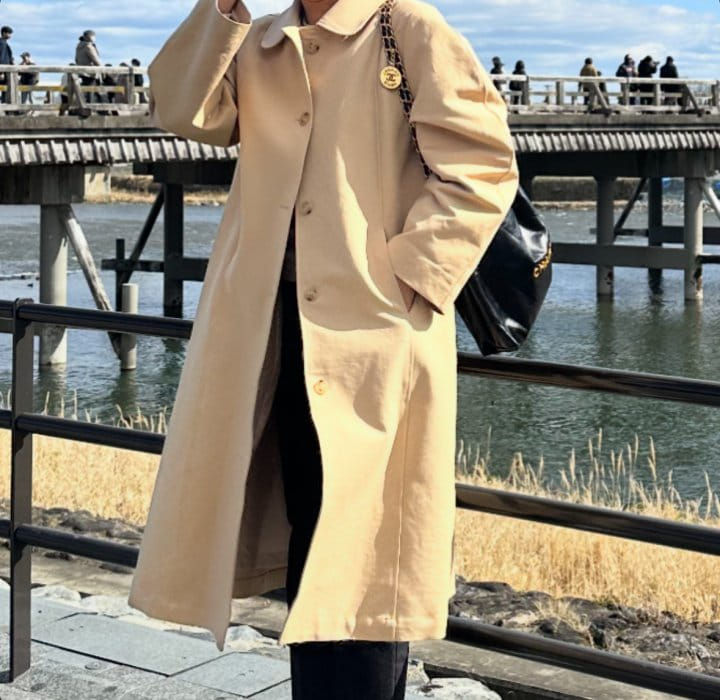 Bloom - Korean Women Fashion - #womensfashion - Round Collar Trench Coat - 2