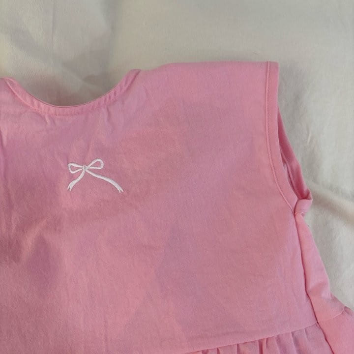 Bobo j - Korean Children Fashion - #Kfashion4kids - Ribbon Square Blouse - 7