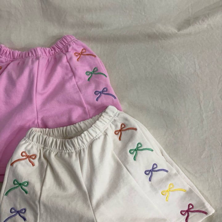Bobo j - Korean Children Fashion - #Kfashion4kids - 5 Ribbon Shorts With Mom - 2