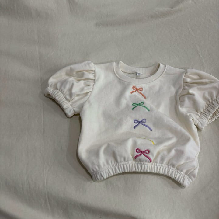 Bobo j - Korean Children Fashion - #childofig - 5 Ribbon Puff Tee  - 7