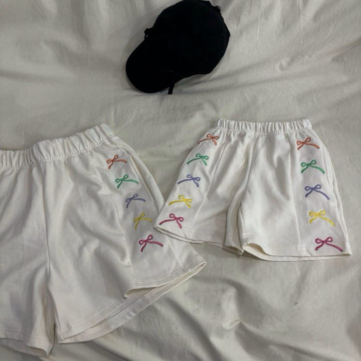 Bobo j - Korean Children Fashion - #childrensboutique - 5 Ribbon Shorts With Mom - 9