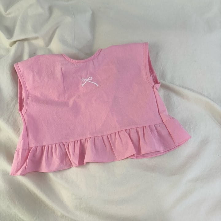 Bobo j - Korean Children Fashion - #littlefashionista - Ribbon Square Blouse - 8