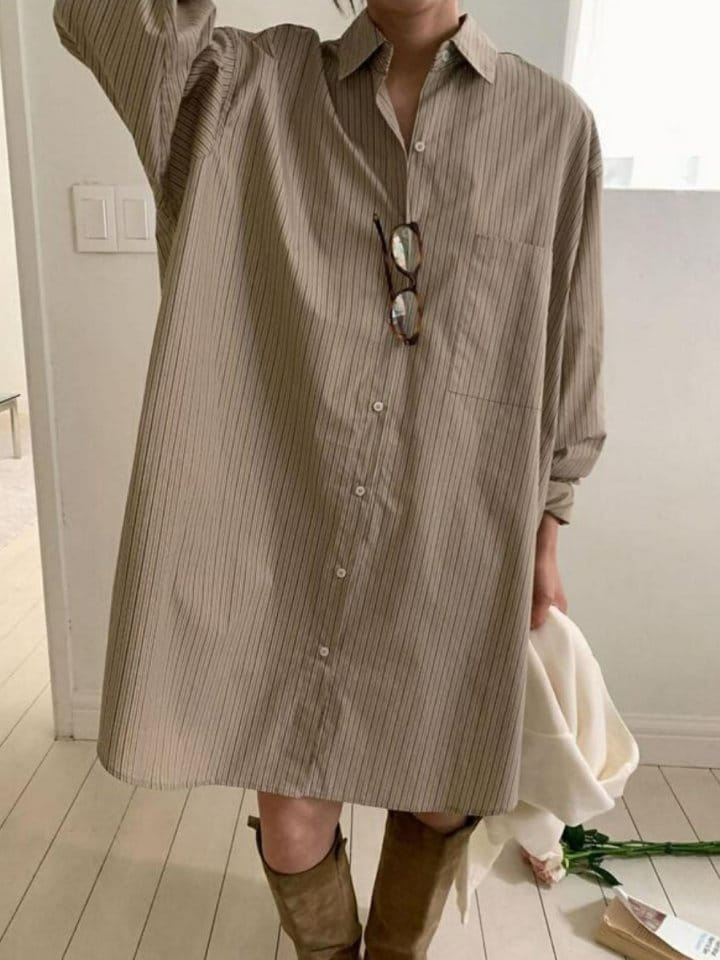 Brick - Korean Women Fashion - #momslook - Pen Shirt - 7