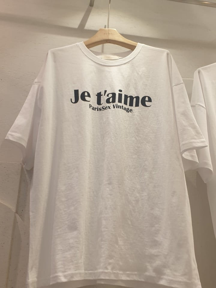 Brick - Korean Women Fashion - #momslook - Paris Tee - 3