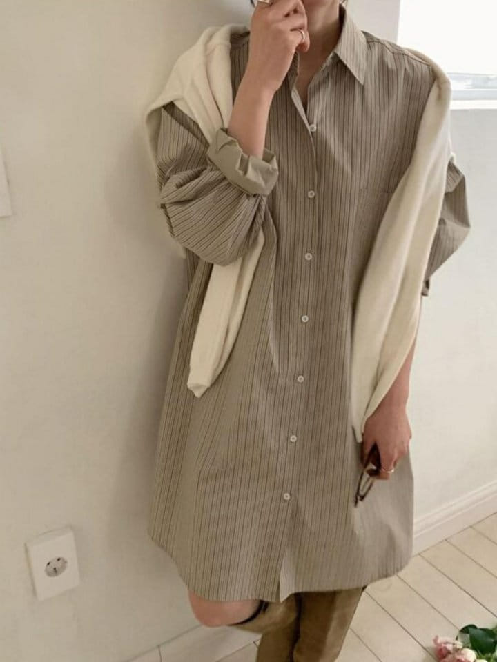 Brick - Korean Women Fashion - #thatsdarling - Pen Shirt - 5