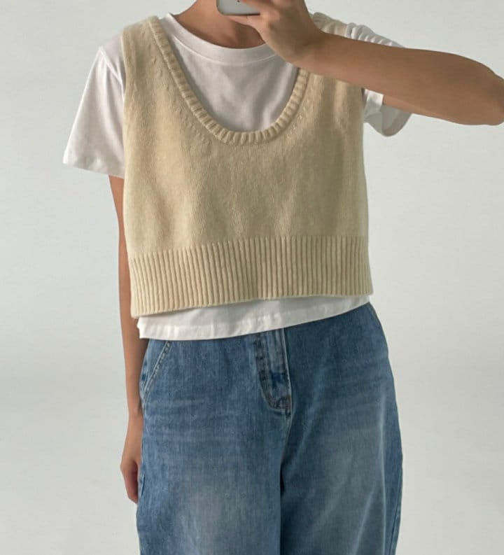 Buttering - Korean Women Fashion - #womensfashion - Two Way Vest - 3