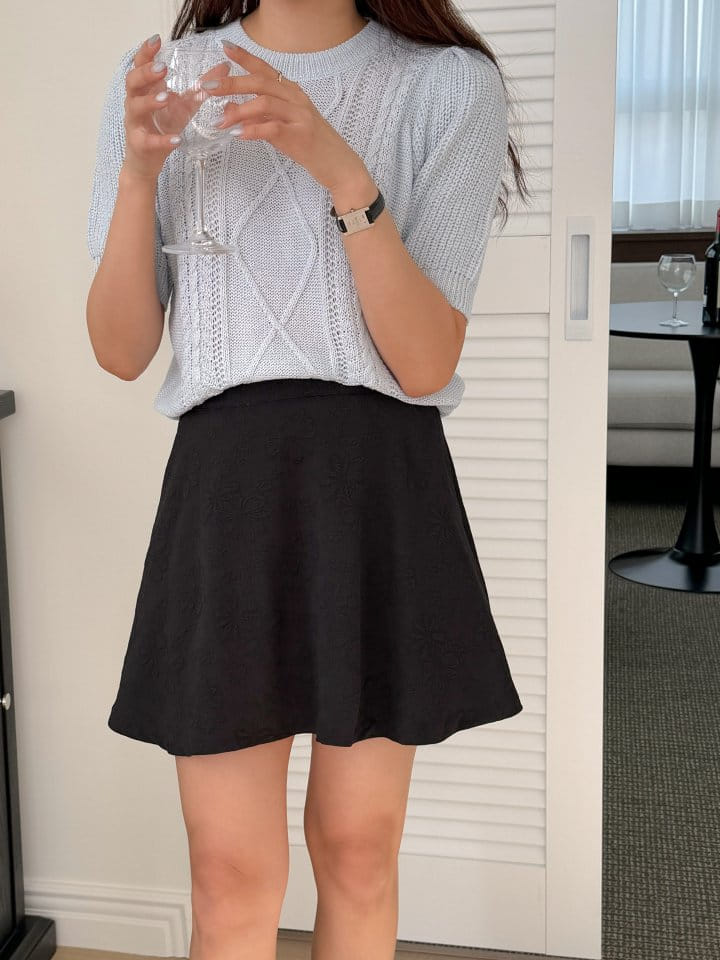 Bytheshew - Korean Women Fashion - #momslook - Margarine Skirt Pants - 6