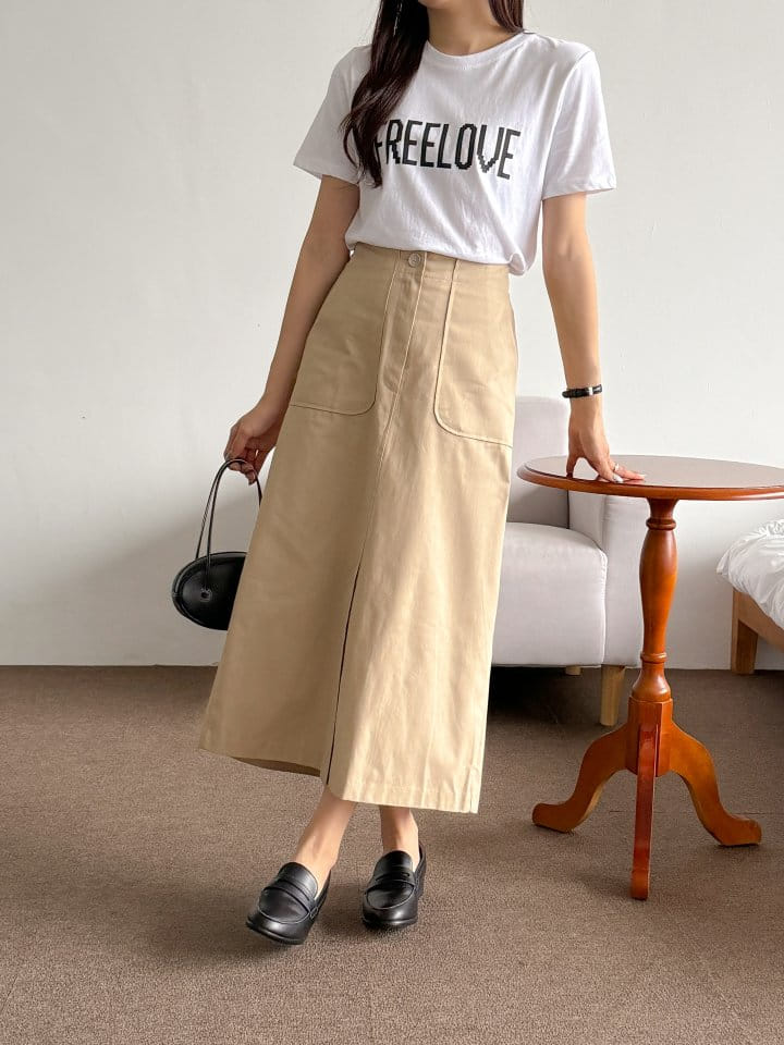 Bytheshew - Korean Women Fashion - #momslook - Draw Skirt - 3