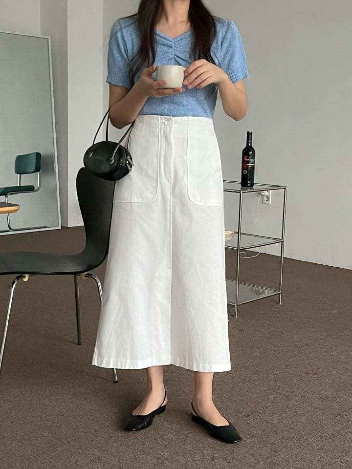 Bytheshew - Korean Women Fashion - #momslook - Draw Skirt - 9