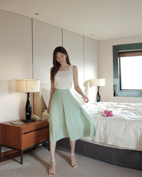 Bytheshew - Korean Women Fashion - #momslook - Beauty Skirt - 6