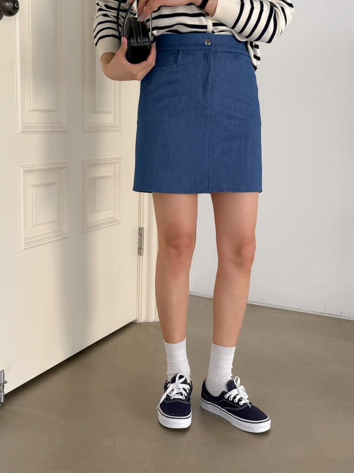 Bytheshew - Korean Women Fashion - #momslook - U Turn Skirt - 5