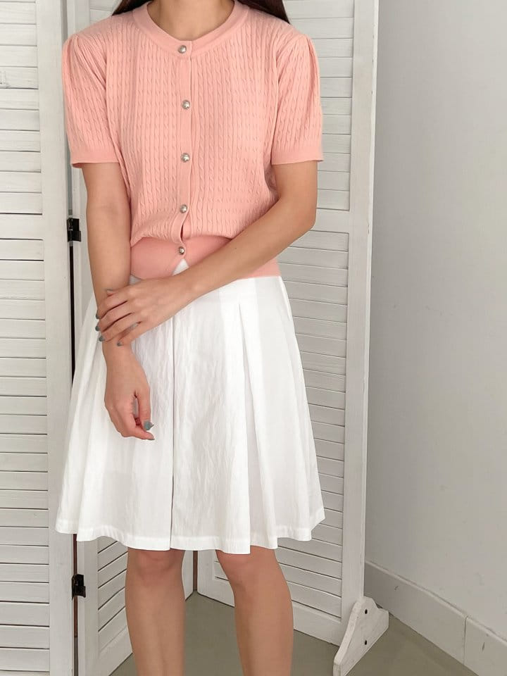 Bytheshew - Korean Women Fashion - #momslook - Midi Plain Skirt - 2