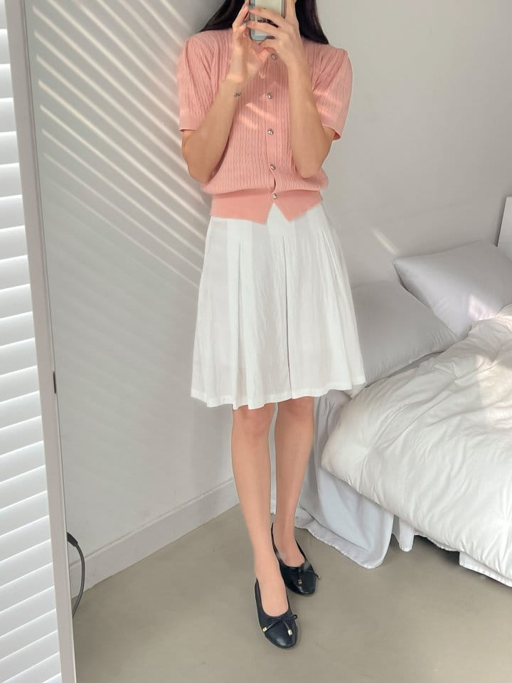 Bytheshew - Korean Women Fashion - #momslook - Midi Plain Skirt - 8