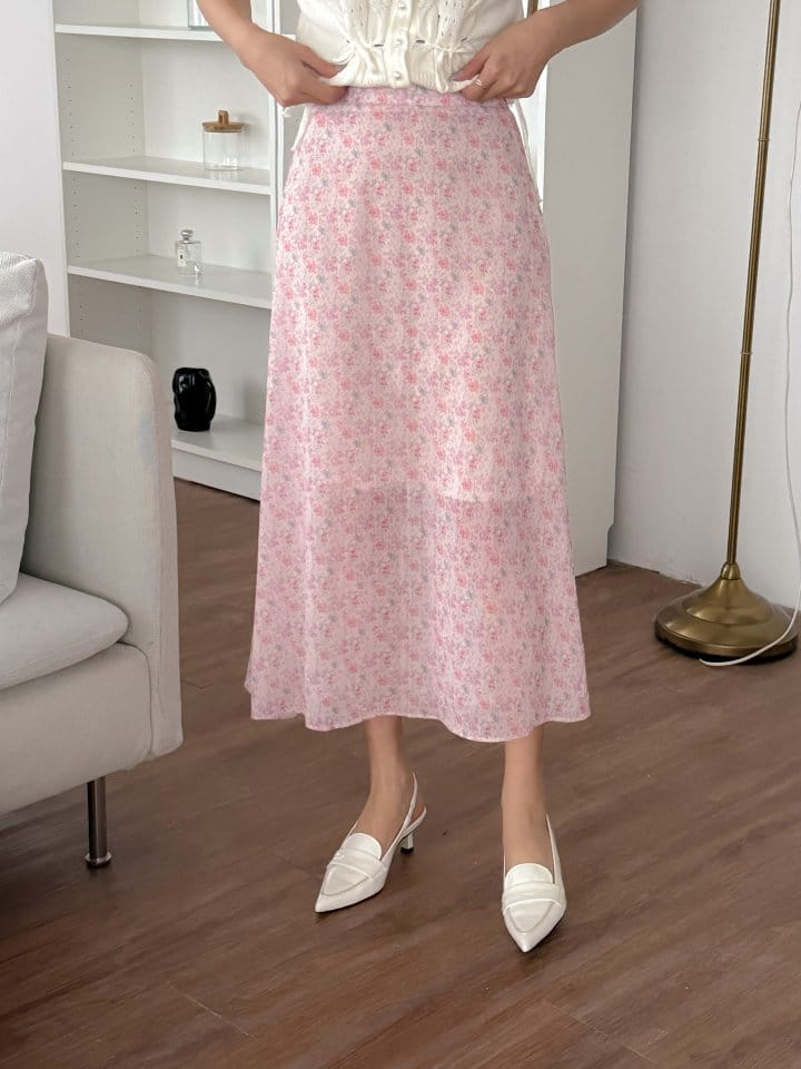Bytheshew - Korean Women Fashion - #momslook - Spring Breeze Skirt - 6