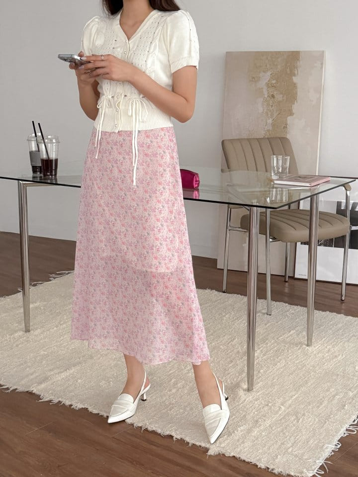 Bytheshew - Korean Women Fashion - #vintageinspired - Spring Breeze Skirt - 9