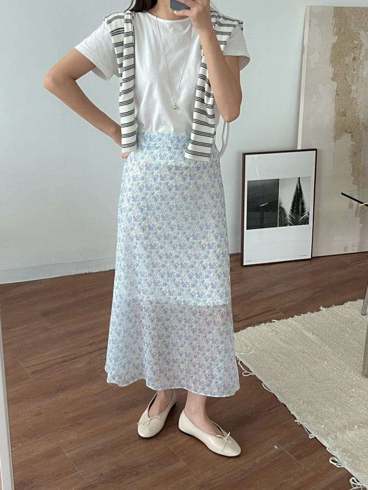 Bytheshew - Korean Women Fashion - #vintagekidsstyle - Spring Breeze Skirt - 10