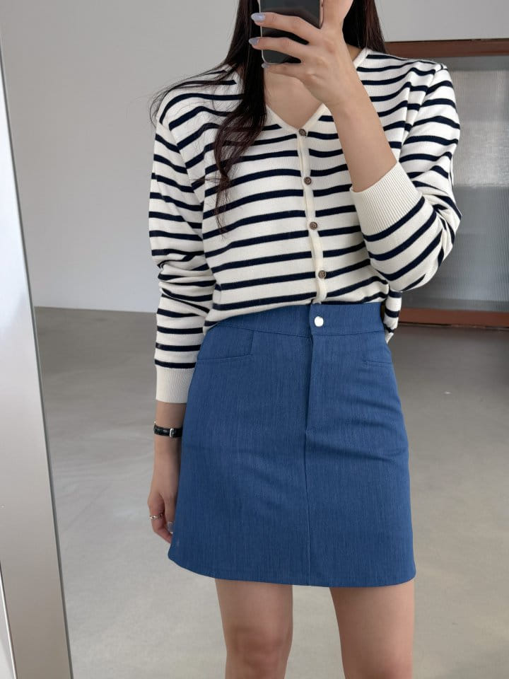 Bytheshew - Korean Women Fashion - #womensfashion - U Turn Skirt - 2