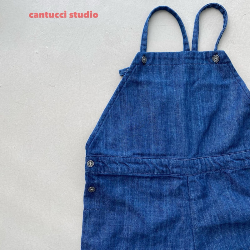 Cantucci Studio - Korean Children Fashion - #magicofchildhood - Loki Denim Overalls - 4
