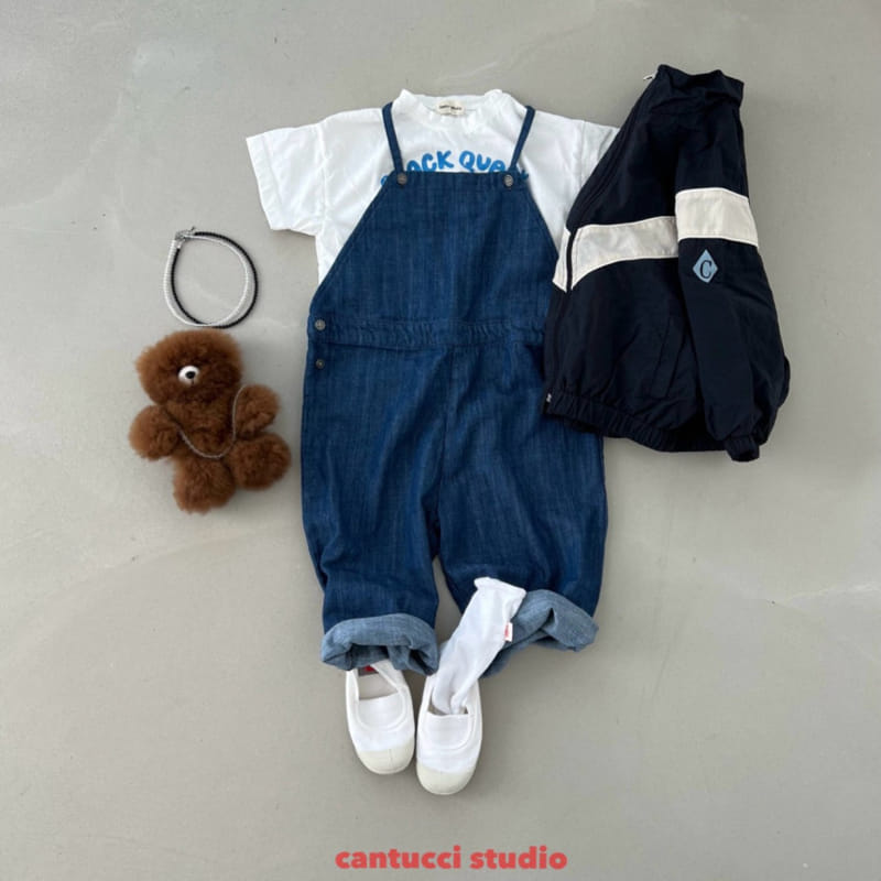 Cantucci Studio - Korean Children Fashion - #prettylittlegirls - Loki Denim Overalls - 5