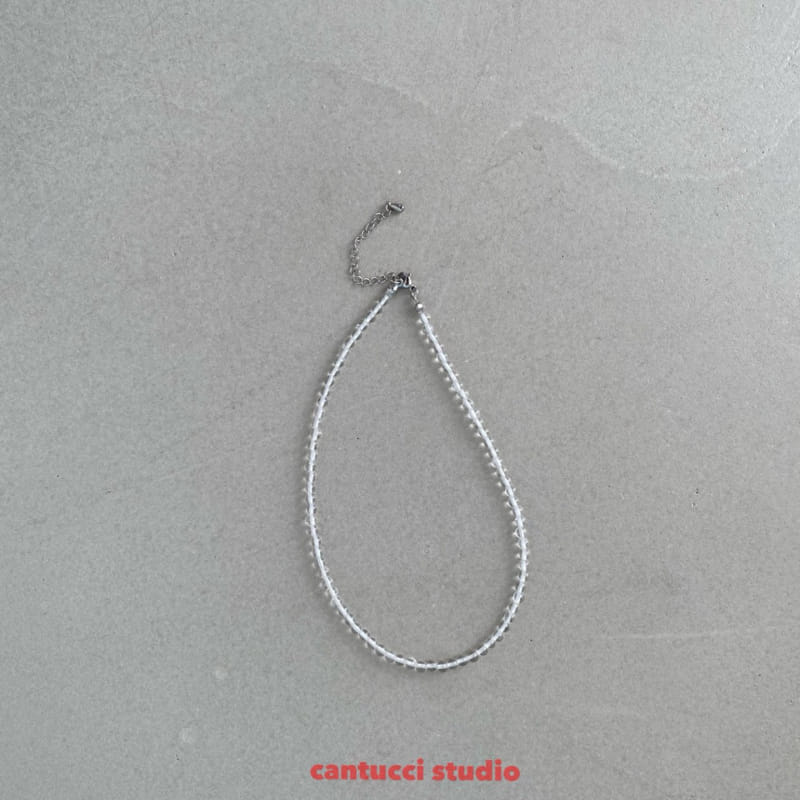 Cantucci Studio - Korean Children Fashion - #todddlerfashion - White Crystal Necklace With Mom
