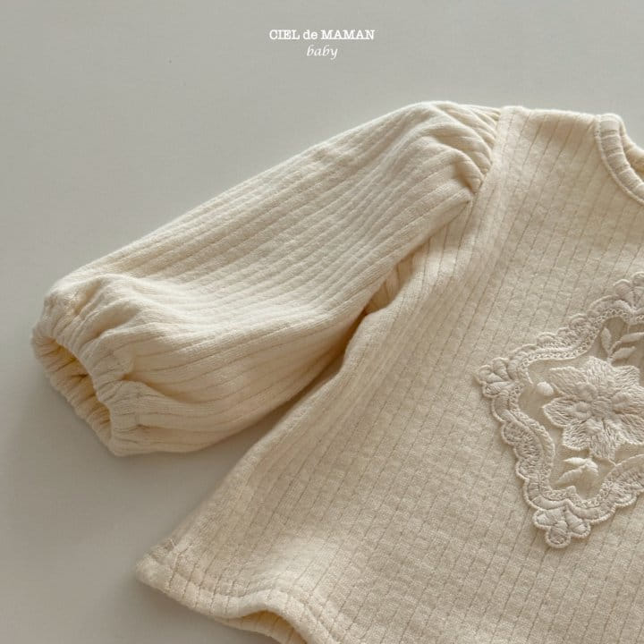 Ciel De Maman - Korean Children Fashion - #childofig - Motive Frill Tee - 3