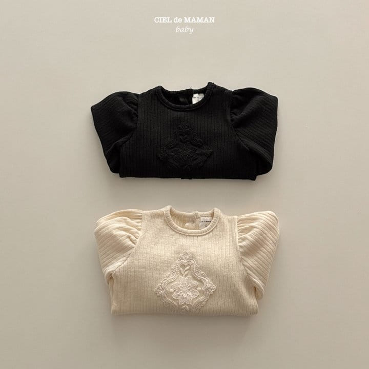 Ciel De Maman - Korean Children Fashion - #kidsshorts - Motive Frill Tee - 9