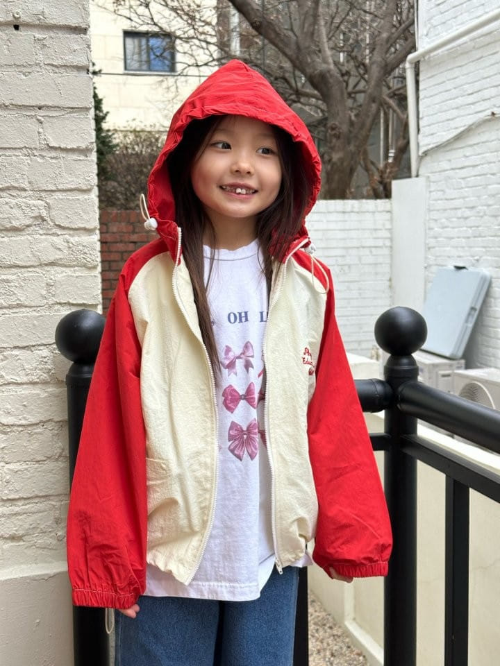 Coco-beige - Korean Children Fashion - #fashionkids - Hoody Windbreaker  - 5
