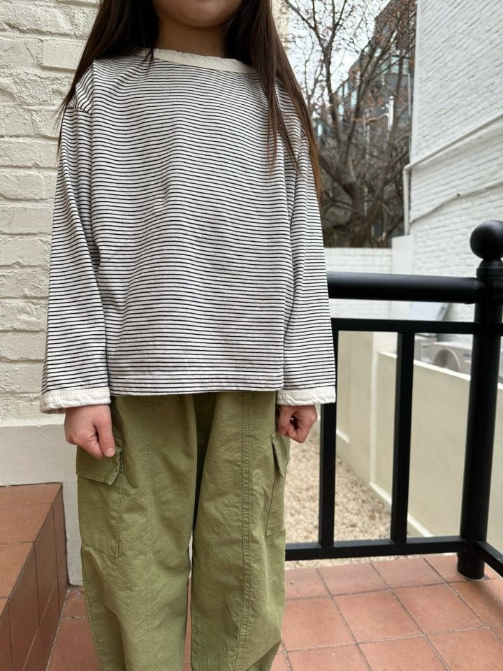 Coco-beige - Korean Children Fashion - #Kfashion4kids - Small Line Tee - 4