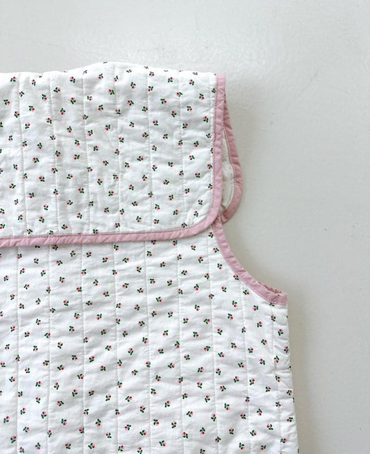Coco-beige - Korean Children Fashion - #magicofchildhood - Spring Flower Vest - 7