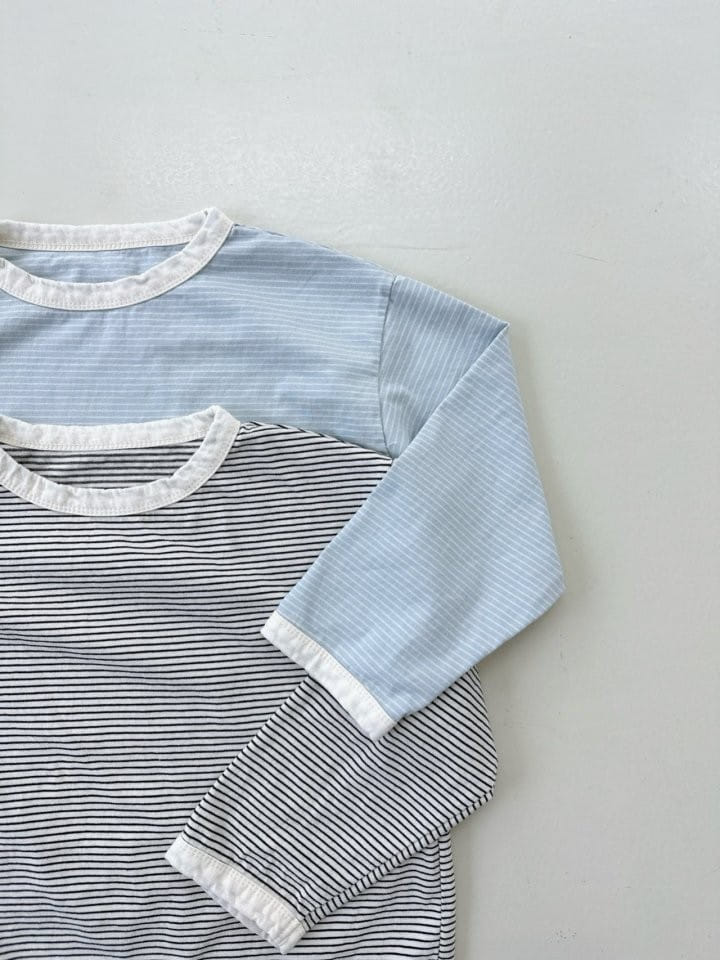 Coco-beige - Korean Children Fashion - #magicofchildhood - Small Line Tee - 5