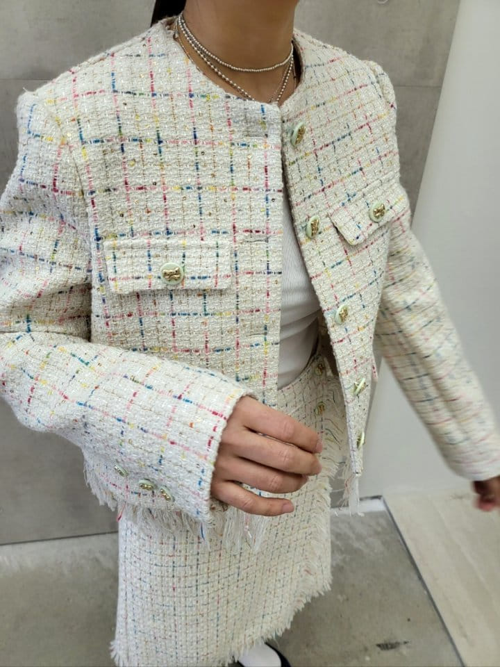 Corner0123 - Korean Women Fashion - #momslook - Tassel Jacket