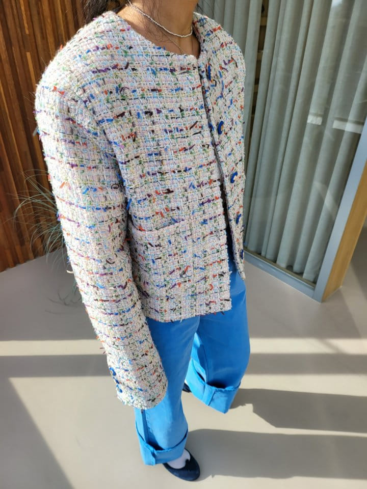 Corner0123 - Korean Women Fashion - #momslook - Color Jacket - 2