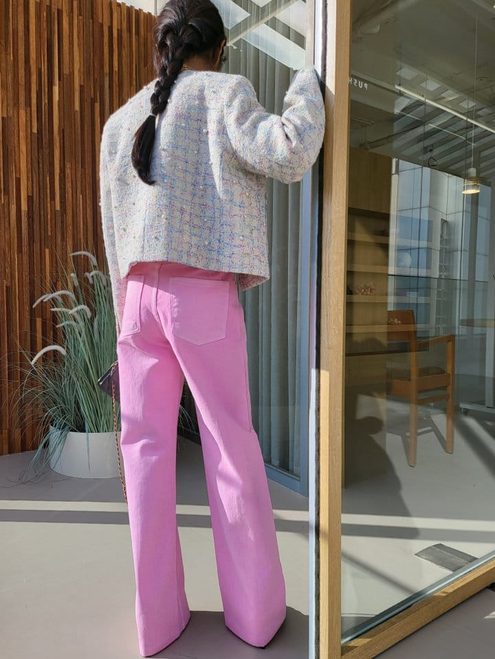 Corner0123 - Korean Women Fashion - #womensfashion - Pearl Jacket - 4